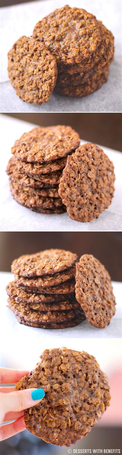 I've been going through our family's stash of recipes and came across my grandmother's oatmeal cookie recipe. Healthy Thin and Chewy Peanut Butter Oatmeal Cookies ...