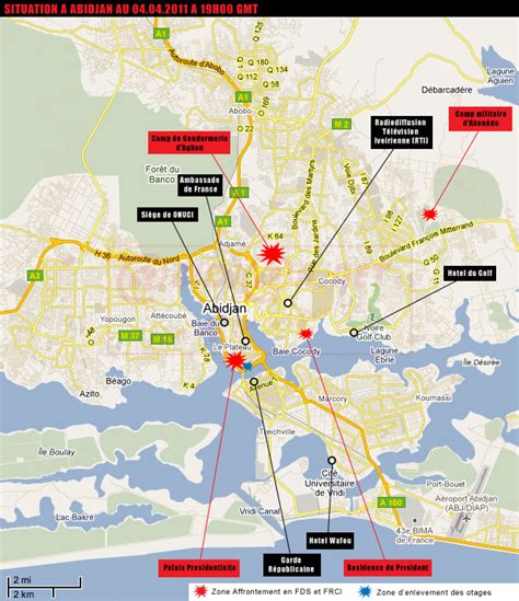 Abidjan Carte Et Image Satellite