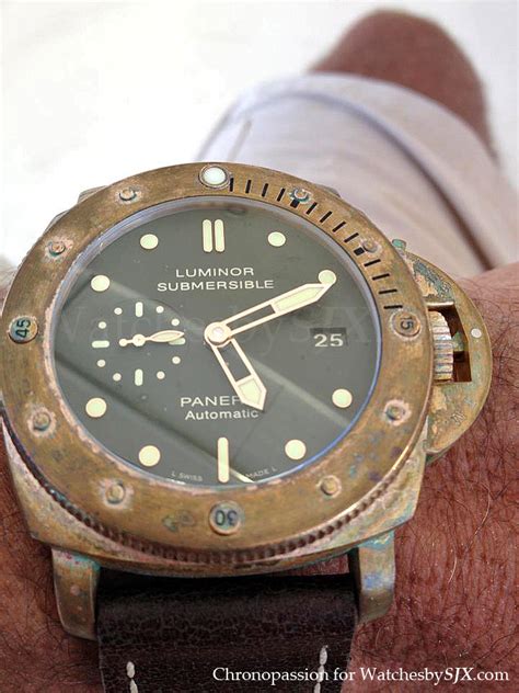 Panerai Bronzo Pam382 With Exceptional Patina After Just 10 Days
