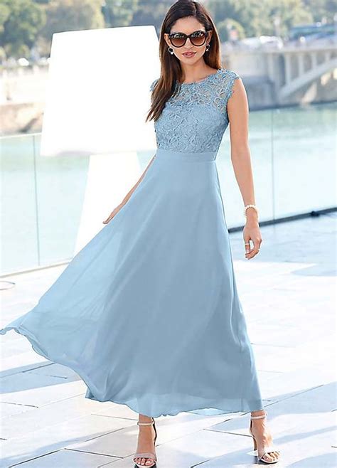 Bonprix Lace Yoke Dress Freemans In Abendkleider Elegant Abendkleid Kleider