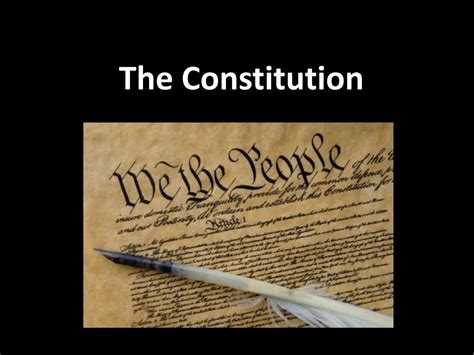 Ppt The Constitution Powerpoint Presentation Free Download Id2075207