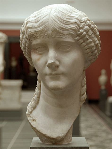 Woman Roman Bust Marble 1st Century Ad Ny Carslberg Glyptotek