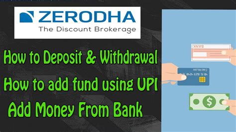 How To Deposit And Withdrawal Fund Into Zerodha By Upi And Internet Banking