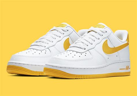 Nike Air Force 1 Yellow Ah0287 103 Release Info