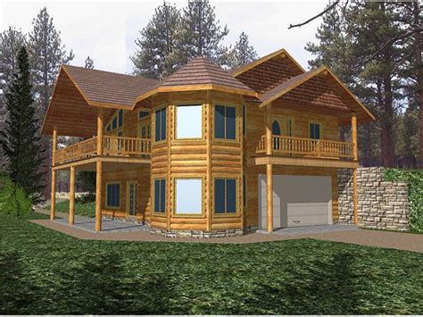 Two Story Log Cabin Home Plans Jhmrad 144824