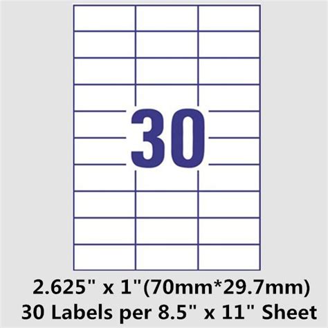 Otherwise for single labels, you have to turn the sheet around for the second label. free labels template 21 per sheet | Address label template ...