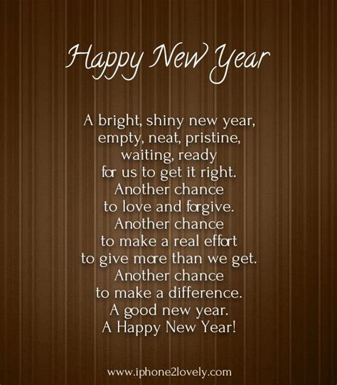 Famous New Year Poems New Year Poem New Year Wishes