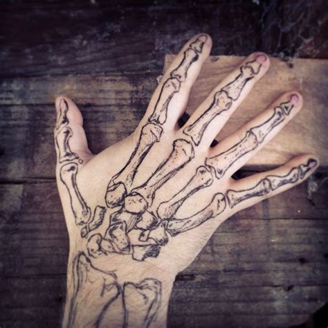 Skeleton Hand Tattoo Drawings