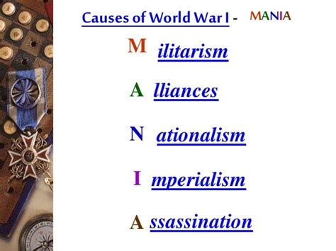 Immediate Causes Of Ww1 Jared And Ryans Ww1 Website