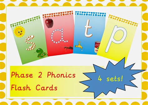 Simply Kids Learning Phonics Phase 2 Differentiated Flash Cards