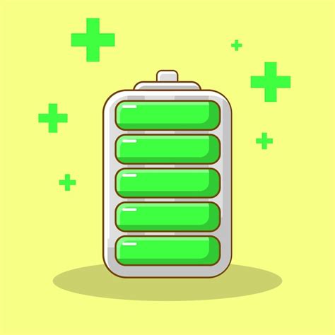 Premium Vector Full Health Battery Icon