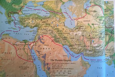Map Of The Persian Empire Bible History Sexiz Pix