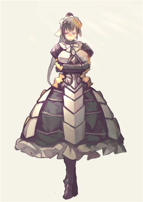 Safebooru 1girl Absurdres Armor Armored Boots Armored Dress Bangs Black Eyes Black Hair Boots