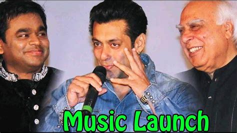 Ar Rahman And Kapil Sibal Album Raunaq Salman Khan Youtube