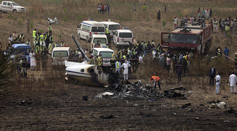 Nigerian Military Plane Crashes Near Capital Airport 7 Dead World