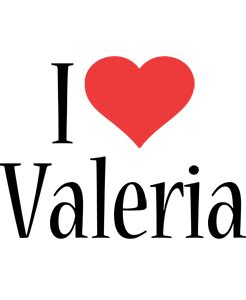 Valeria Logo | Name Logo Generator - I Love, Love Heart ...