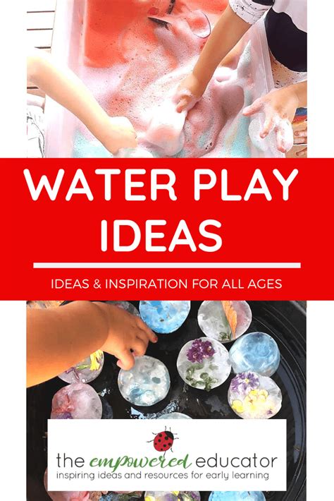 Water Play Activity Ideas For Children And Educators