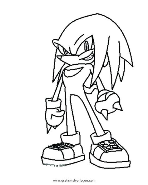 Sonicg has collected an array of posters which are waiting to be printed and made colorful. Sonic Knuckles Coloring Pages at GetDrawings | Free download