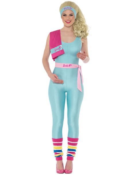 déguisement combinaison gym bleue barbie™ femme deguise toi achat de déguisements adultes
