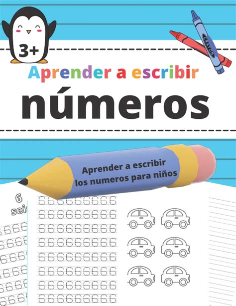 Buy Aprender A Escribir Números Cuaderno Para Aprender A Escribir