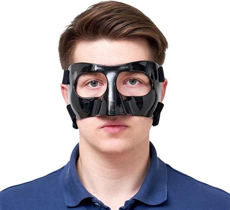 GYKFY Nasenschutz aus Karbonfaser Schutz vor Stoßverletzungen an Nase und Gesicht