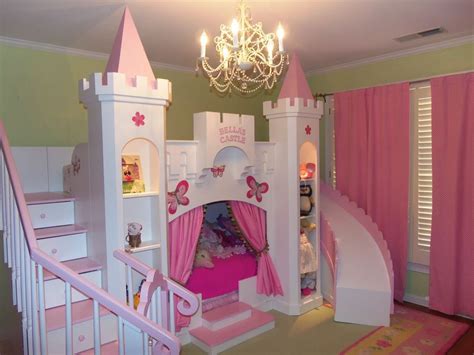 Leeds castle bunk bed with slide have you ever read the story about rapunzel, the little home cinderella princess carriage bunk bed. Castle playhouse bed | Girls princess room, Castle bed ...