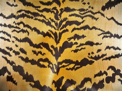SCALAMANDRE LE TIGRE Tiger Silk Velvet Fabric 4 Yards Etsy Silk