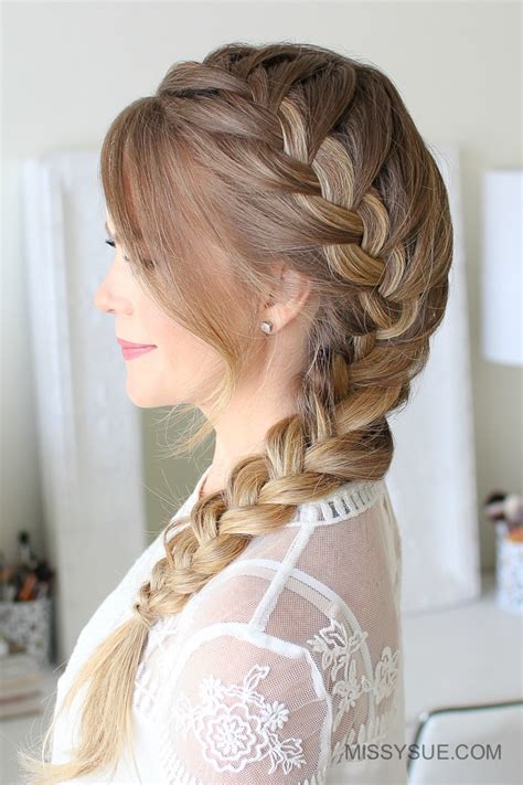 But it's a stunning style that you are sure to be complimented on all night long. Side French Braid | MISSY SUE