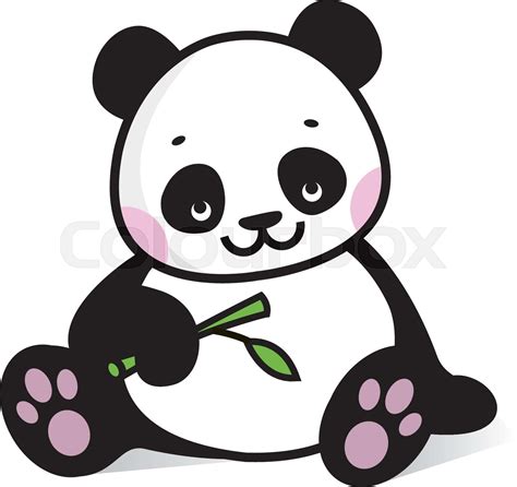 Baby Panda Stock Vector Colourbox
