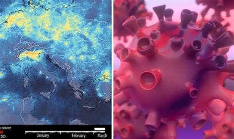 Coronavirus News Satellite Image Animation Reveals Drop In Pollution