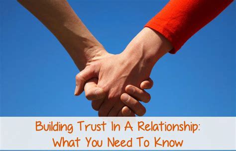 Key Activities For Creating Trust In Successful Relationships HuffPost