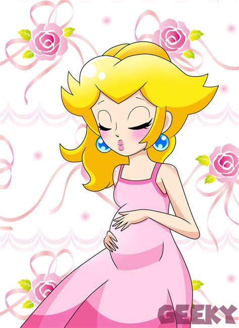 Request Pregnant Peach By Geekythemariotaku On Deviantart Super Mario Art Peach Mario