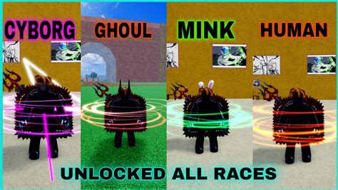 Unlocked All Races V1 V 2 And V3 Human And Fish And Sky And Mink And Ghoul