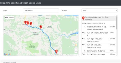 Dan berikut 2 cara menandai lokasi di google. Cara Menampilkan Informasi Rute Menggunakan Info Window di ...