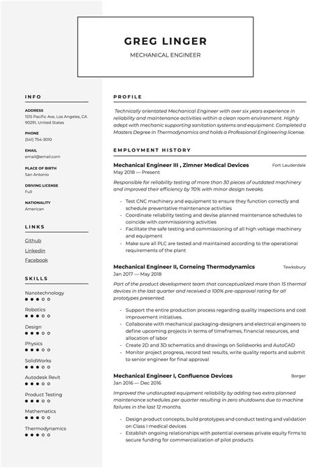 Ejemplo Cv Ingles 3 Modelo Curriculum Images And Photos Finder