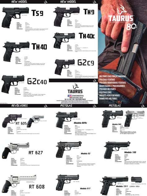Catálogo Taurus Pdf Armas De Fogo Ciência Militar