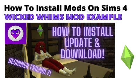 How To Install Update And Download The Wicked Whims Mod For Sims EA App YouTube