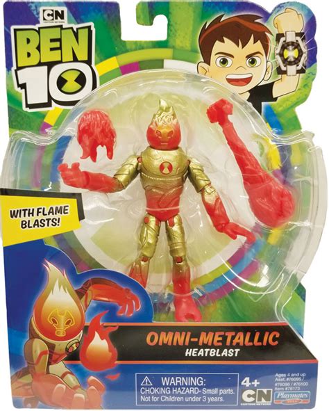 Ben 10 Action Figures Metallic Theme Heatblast Wholesale