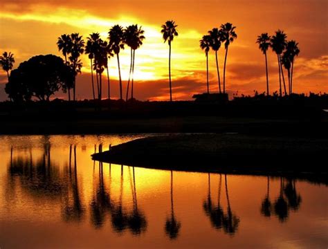 Mission Bay Sunset San Diego California One Of Those O La Flickr
