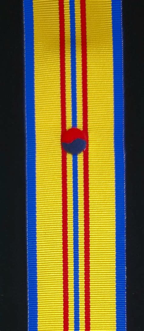 Ribbon Republic Of Korea Service Medal Defence Medals Canada