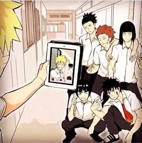 Naruto Taking A Picture Of Him And Sasuke When He Was Supposed To Take