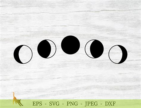 Moon Phases Svg Moon Svg Tripple Moon Svg Files For Cricut Etsy