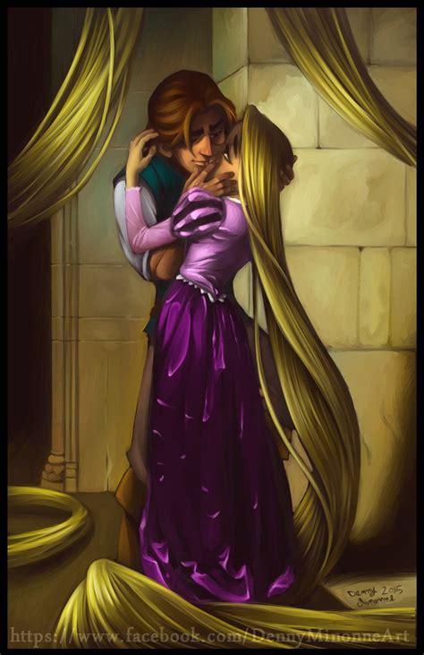 Rapunzel And Flynn Kiss Fan Art