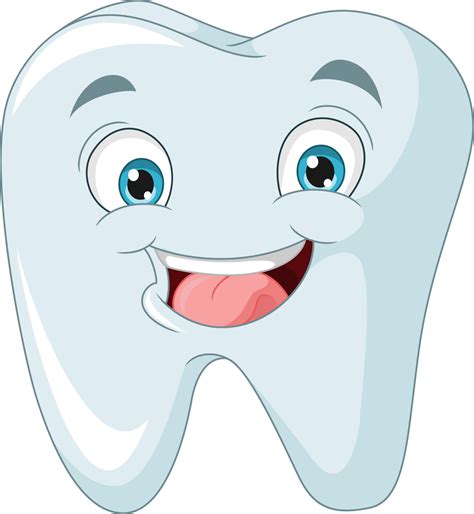 Cute Smiling Tooth Cartoon Character 5112417 Vector Art At Vecteezy