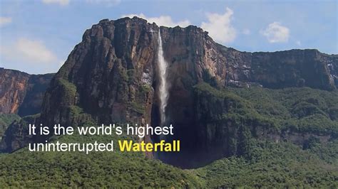 Angel Falls Worlds Highest Waterfall Geology Page