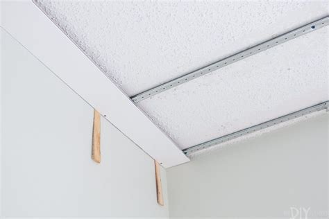 These 5 ways to cover popcorn covering a ceiling with fabric is another diy project that isn't too hard to install, but does take a fair have comments, questions or other suggestions on how to cover popcorn ceilings? How to Cover a Popcorn Ceiling With Ceiling Planks ...