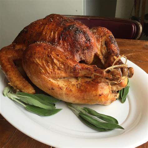 Chef Johns Roast Turkey And Gravy Allrecipes