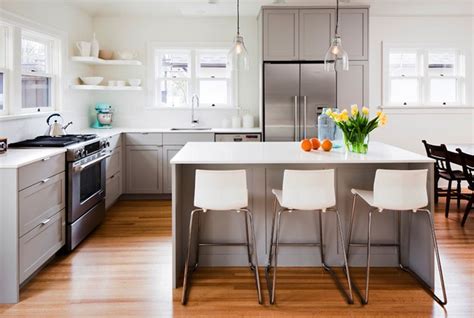 Alibaba.com offers 859 white upper kitchen cabinets products. White and Gray Kitchen - Contemporary - kitchen - Sophie ...