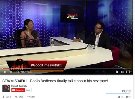 Paolo Bediones Finally Opens Up About His Sex Video Scandal Inquirer