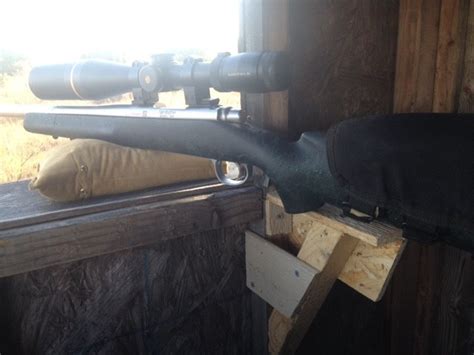 Diy Rifle Rest For Box Blind Blinds And Feeders Texas Hunting Forum